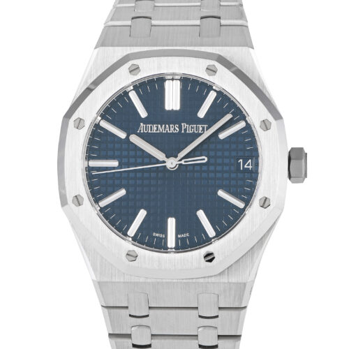 Audemars Piguet Royal Oak Blue Dial Steel Watch