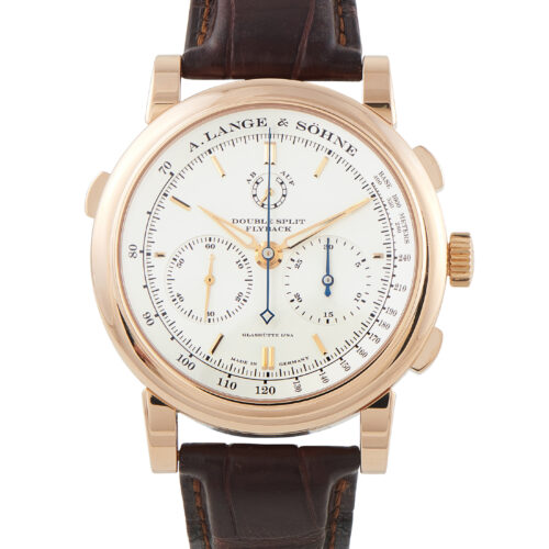 A. Lange & Sohne Double Split Chronograph 18K Rose Gold Watch