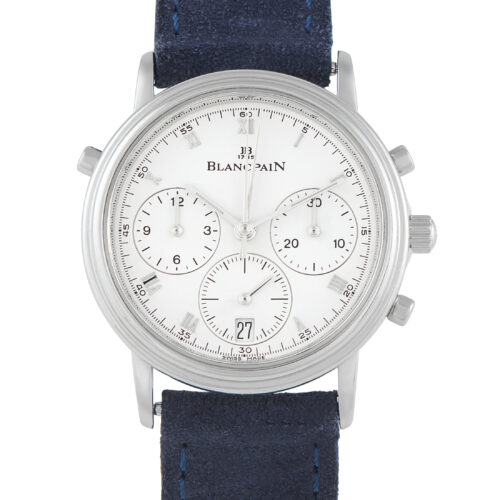 Blancpain Villeret Split Seconds Chronograph Platinum Watch -3427-55