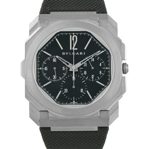 Bvlgari Octo Finissimo Chronograph GMT Titanium Watch