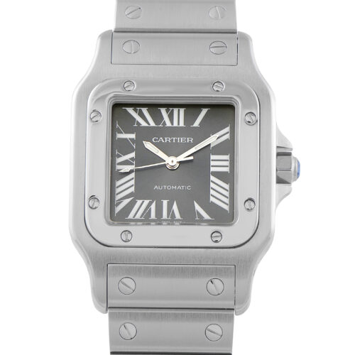 Cartier Santos Galbée Anthracite Dial SIHH Asia Limited Edition Steel Watch