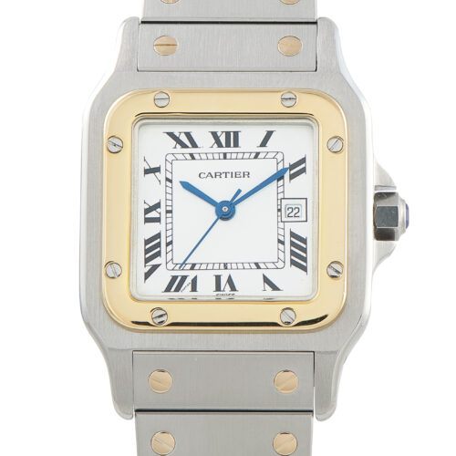 Cartier Santos Carrée Two Tone Watch
