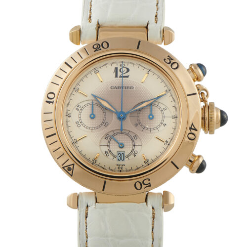 Cartier Pasha Chronograph Yellow Gold Quartz Watch