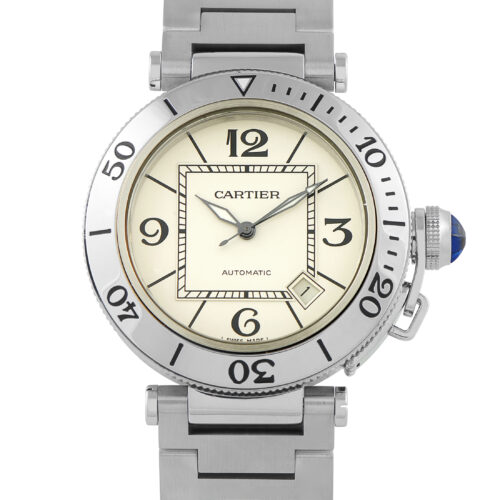 Cartier Pasha Seatimer Steel Watch