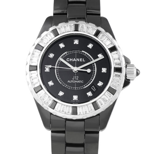 Chanel J12 Joaillerie Diamond And Black Ceramic Watch