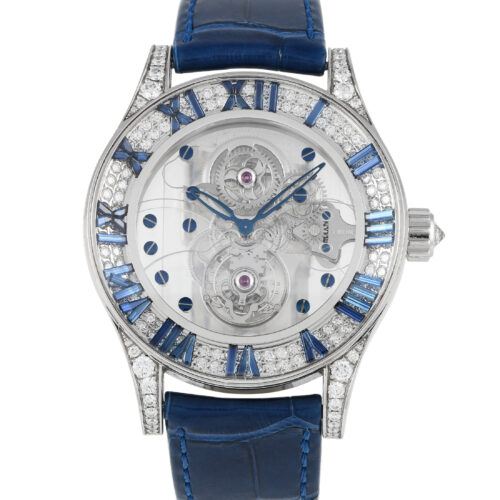 Corum Romvlvs Tourbillon Billionaire Diamond And Sapphire Limited Edition Watch