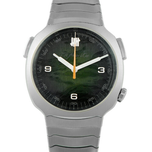 H. Moser Streamliner Chronograph Undefeated Green Camo Dial Steel Watch