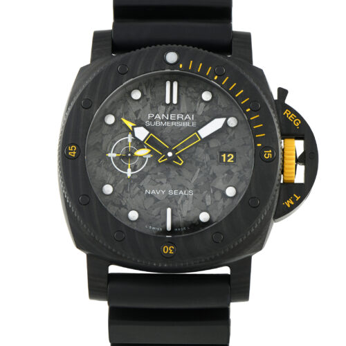 Officine Panerai Submersible GMT Navy Seals Carbotech Watch