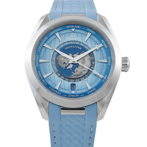 Omega Seamaster Aqua Terra Worldtimer “summer Blue” Watch