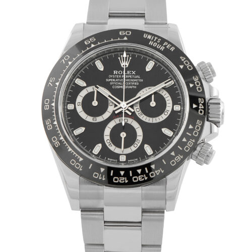 Rolex Daytona Black Dial Steel Watch