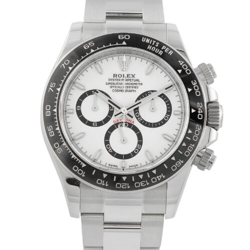 Rolex Daytona White Dial Steel Watch