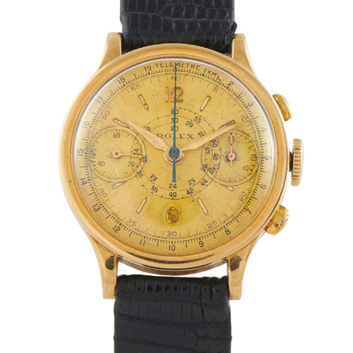 Rolex Anti-magnetic Chronograph Yellow Gold Watch