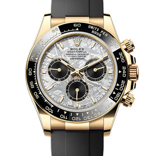 Rolex Daytona Meteorite Dial Yellow Gold Oysterflex Watch