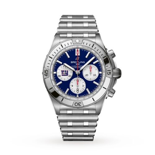Chronomat B01 42 NFL New York Giants Edition
