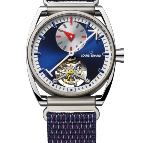 Le Régulateur Tourbillion Louis Erard X Alain Silberstein Blue