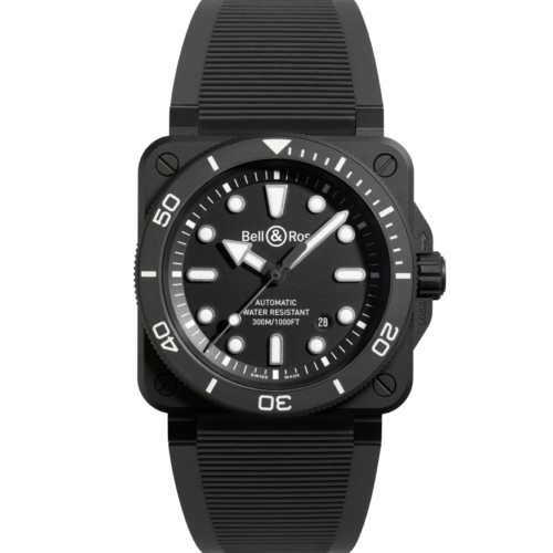 BR-03 Diver Black Matte Ceramic