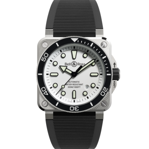 BR-03 Diver White Steel