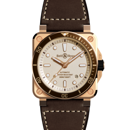 BR-03 Diver White Bronze