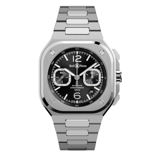 BR-05 Chrono Black Steel