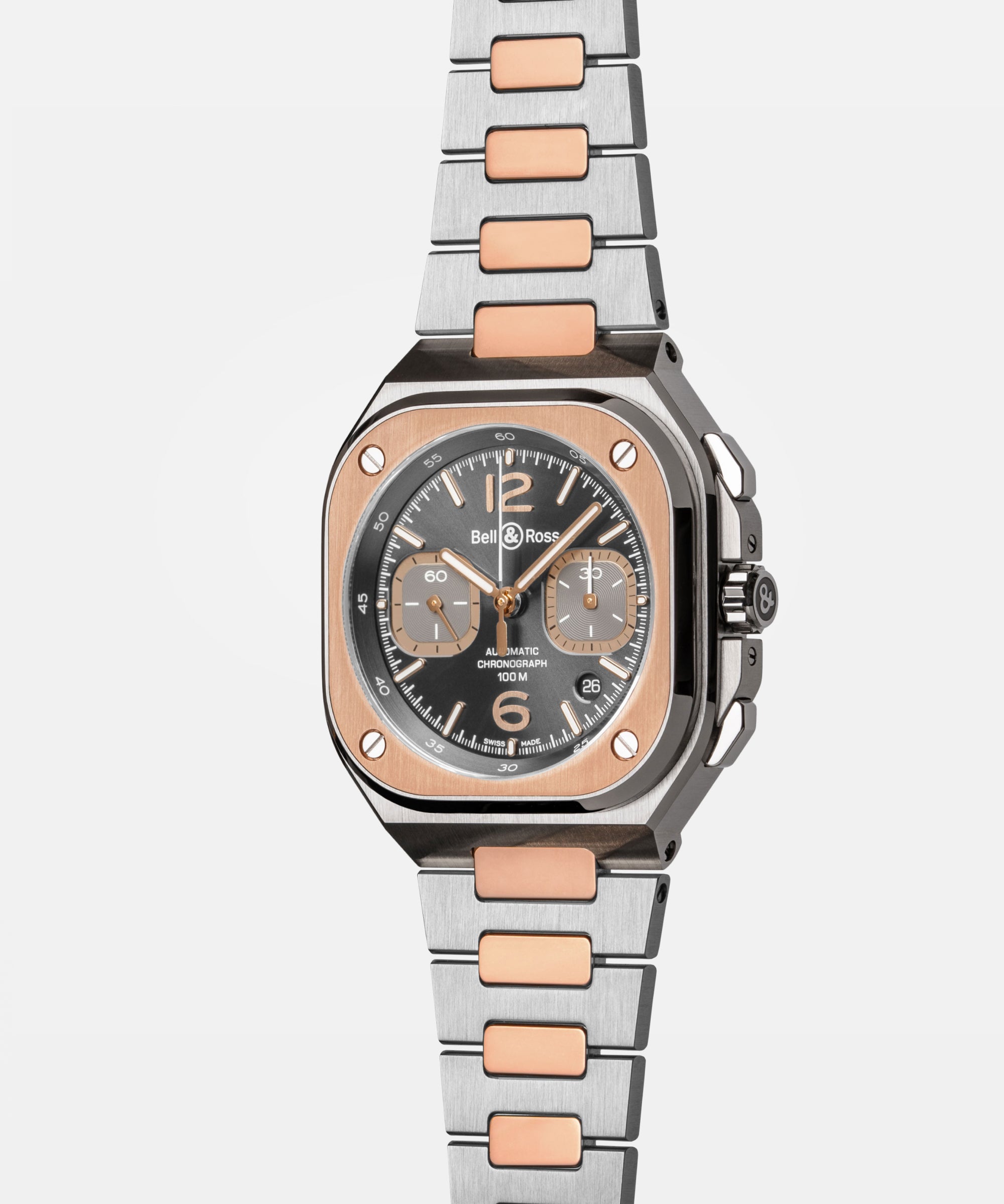BR-05 Chrono Grey Steel & Gold - Image 4