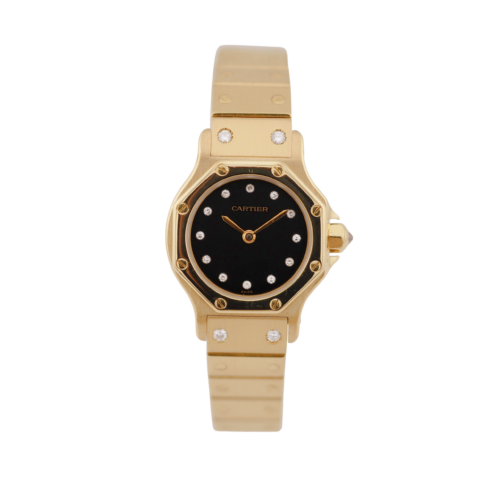 Cartier Santos Octagon Yellow Gold 0906