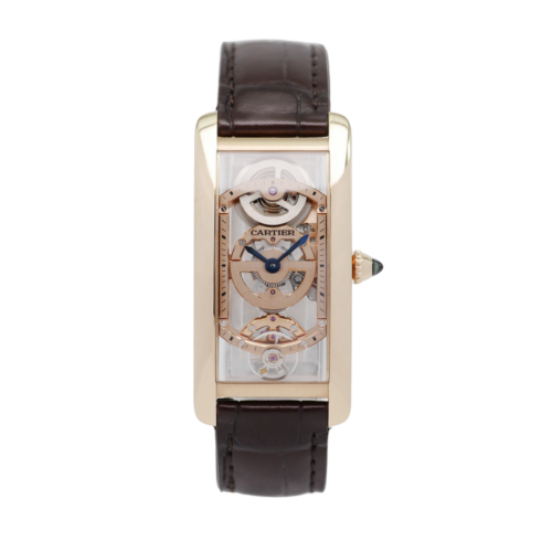 Cartier Tank Cintrée Large Model Rose Gold WHTA0008