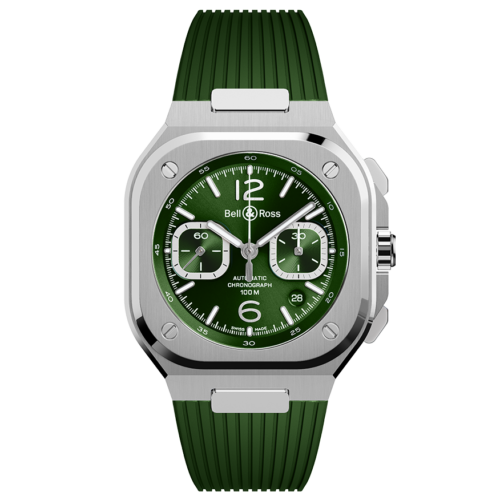 BR-05 chrono green steel