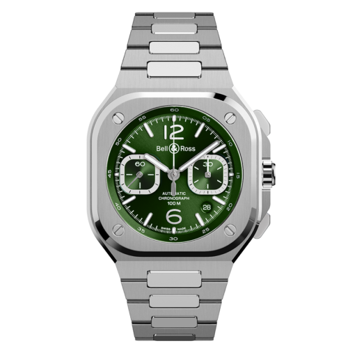 BR-05 Chrono Green Steel
