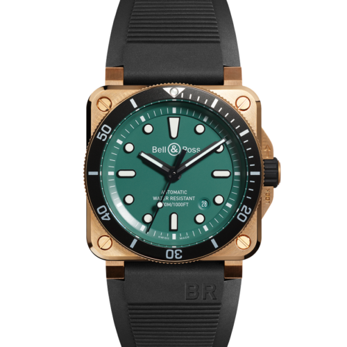 BR-03 Diver Black & Green Bronze