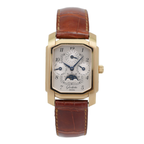 Glashütte Original Senator Karrée Perpetual Calendar Rose Gold 1845