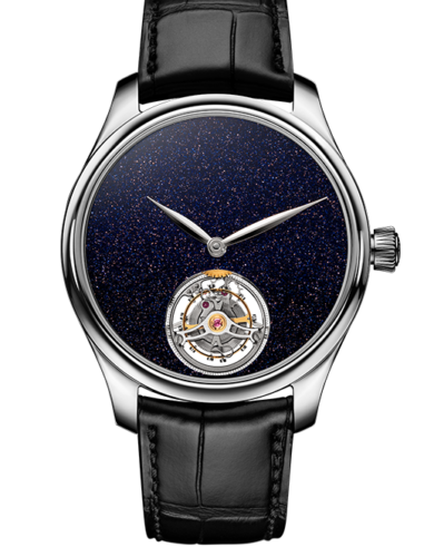 Endeavour Aventurine Tourbillon Steel