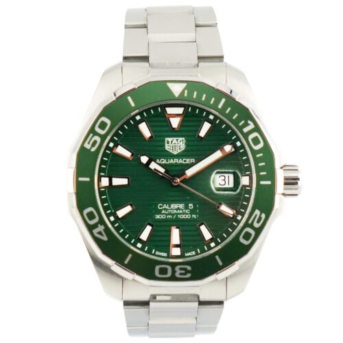 Tag Heuer Aquaracer Steel Green WAY201S.BA0927