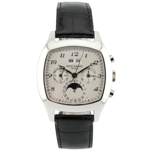 Patek Philippe Perpetual Calendar Chronograph White Gold 5020G-013