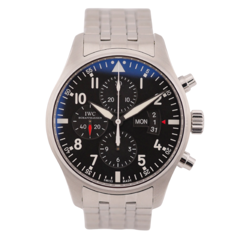 IWC Pilot's Watch Chronograph Steel IW377704 - 2015