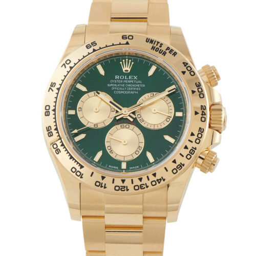 Rolex Daytona Green Dial Yellow Gold Watch