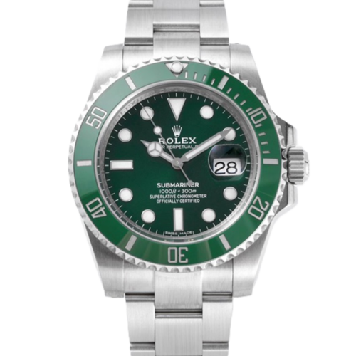 Rolex Submariner “hulk” Green Dial Steel Oyster Watch